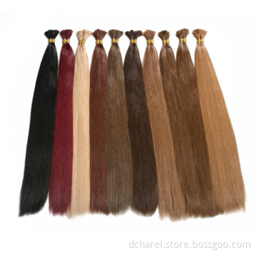 Dye Any Color Non Processed Virgin Brazilian Hair Bulk